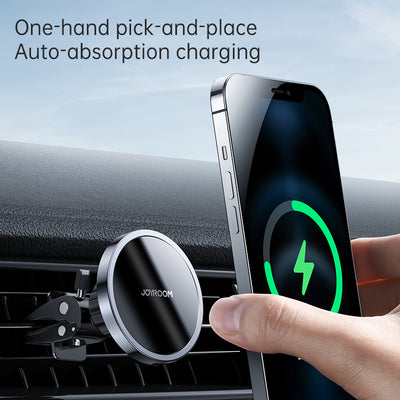JR-ZS240 Magnetic wireless car charge holder Air Vent & dashboard