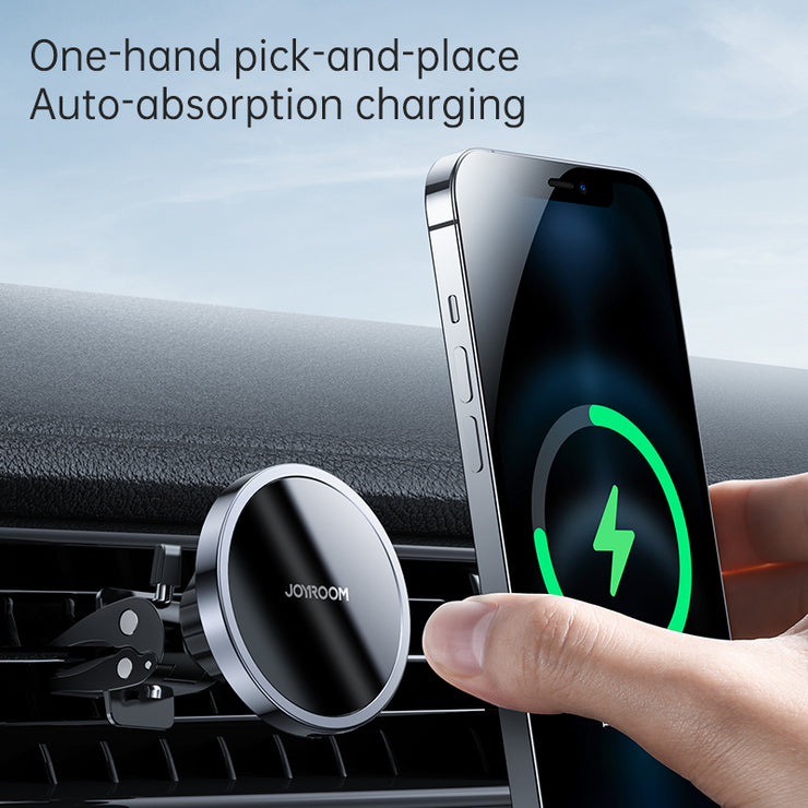 JR-ZS240 Magnetic wireless car charge holder Air Vent & dashboard