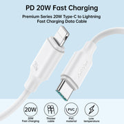 S-CL020A9 20W Type-C to Lightning cable 0.25M/1M/2M