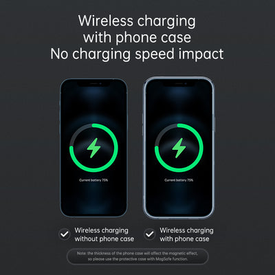 JR-ZS240 Magnetic wireless car charge holder Air Vent & dashboard