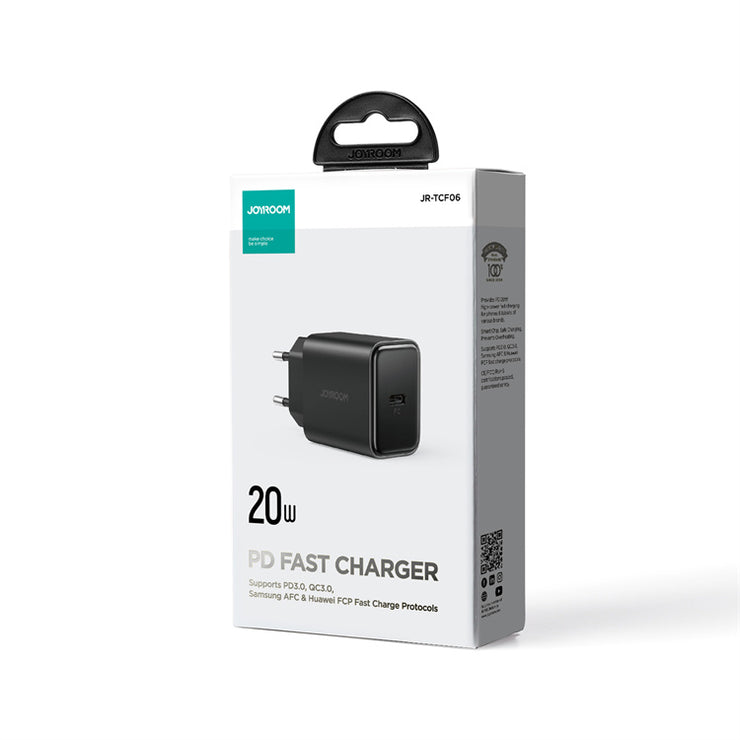JR-TCF06 PD 20W Charger-EU/UK/US-White/Black