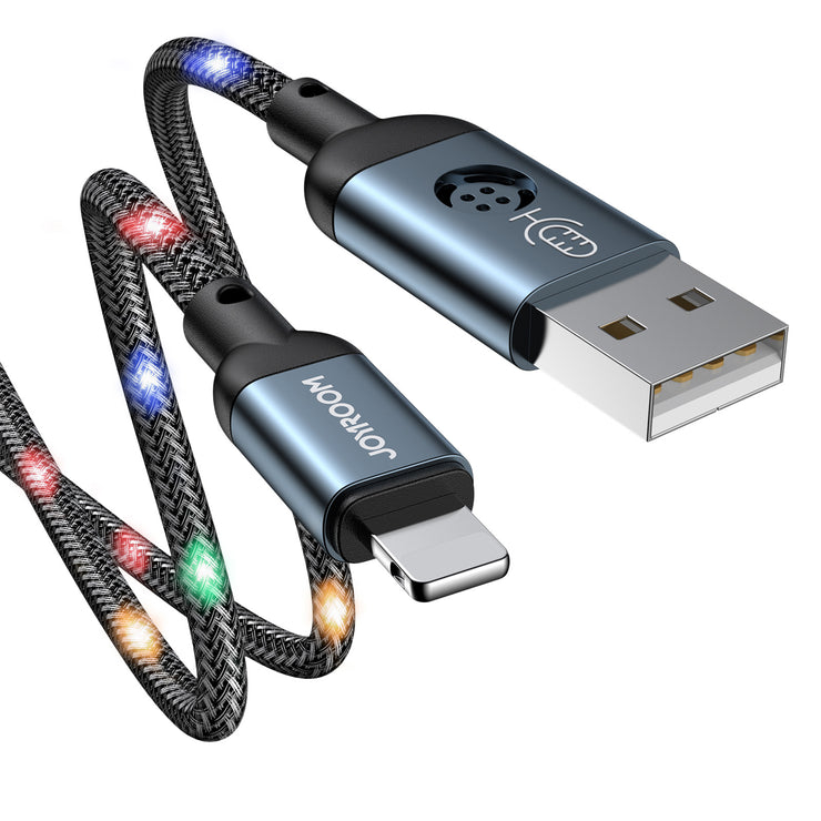 S-1230N16 Voice Control LED Light  Data Cable-1.2m-Lightning Type c