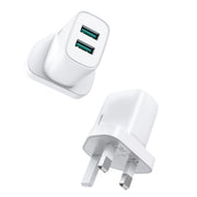 L-2A101 2.1A Dual ports mini fast charger EU/UK/US