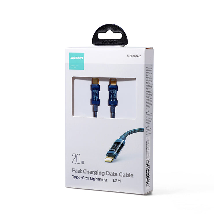 S-CL020A12/S-CL020A20 1M/2M 20W Type-C to Lightning Cable