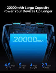 JR-QP195 20000mah 22.5W fast charging powerbank