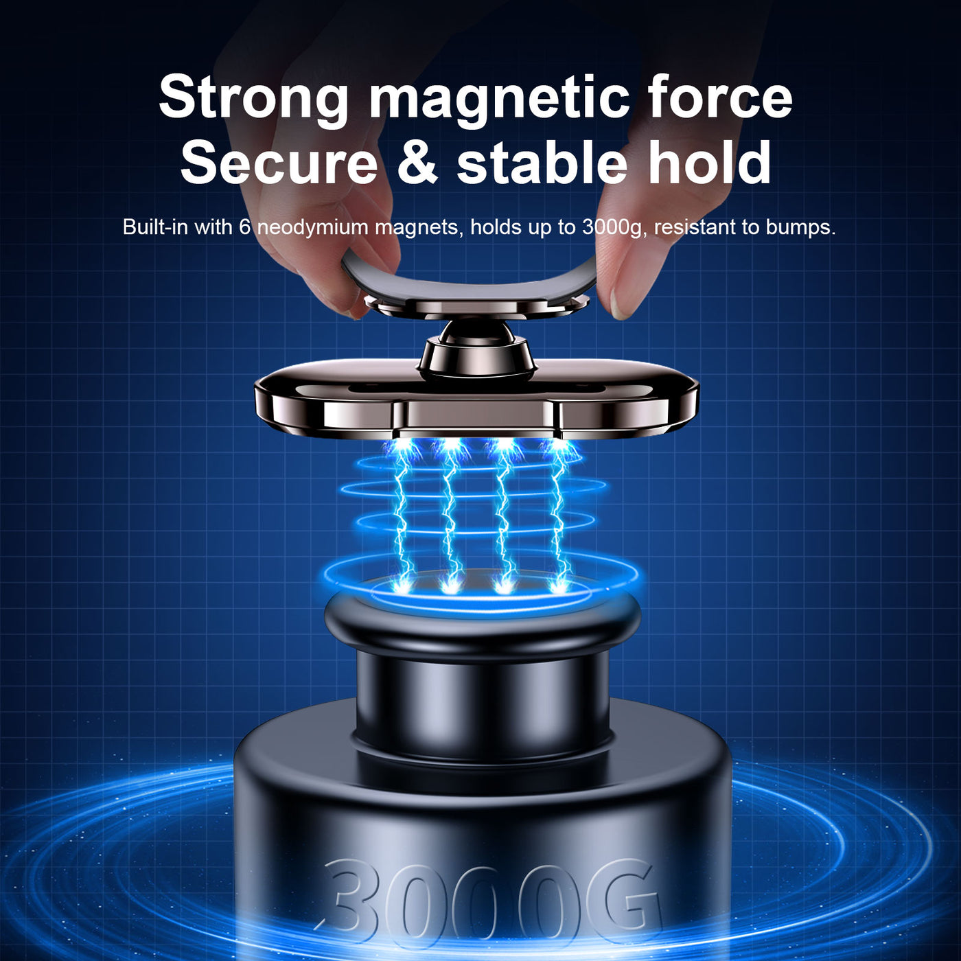 JR-ZS314 Magnetic Car Phone Mount holder