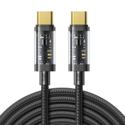 S-CC100A12/S-CC100A20 1M/2M 100W Type-C to Type-C Cable