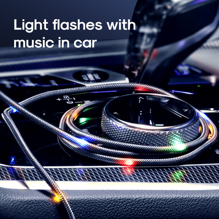 S-1230N16 Voice Control LED Light  Data Cable-1.2m-Lightning Type c