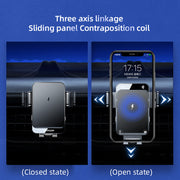 JR-ZS219 Three-axis electric wireless charging car holder (set)