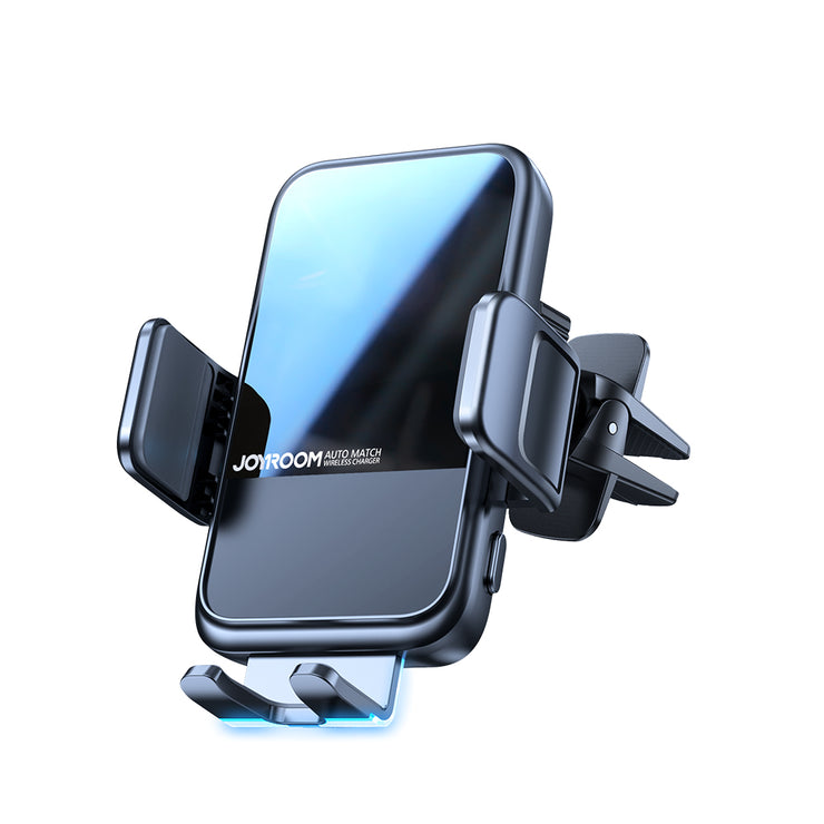 JR-ZS298 Auto Match Wireless Car Charger Holder air vent & dashboard