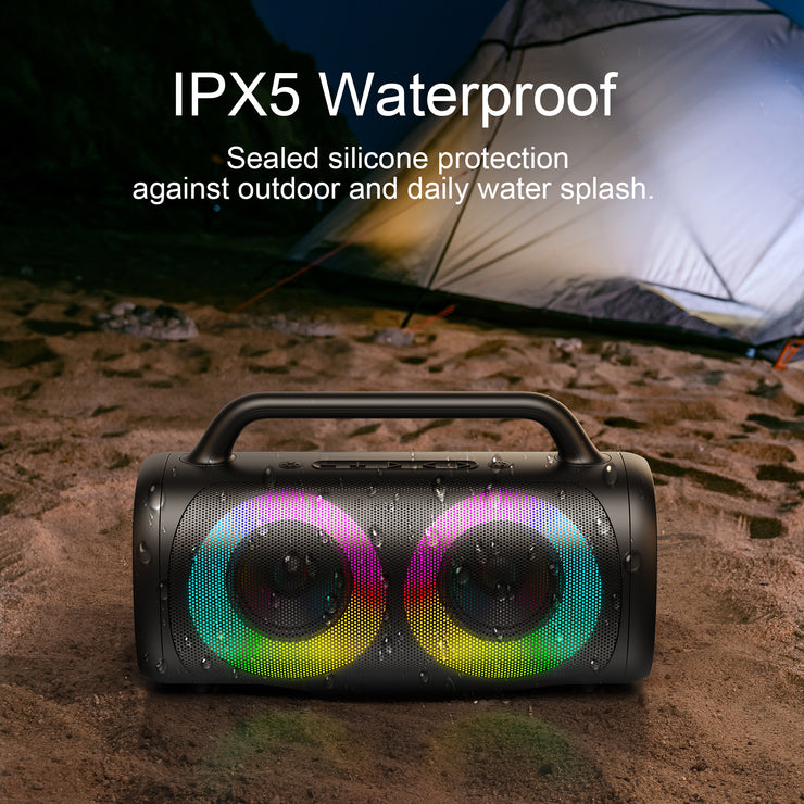 JR MW02 40W Bluetooth Wireless Speaker with RGB lights JOYROOM