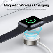 S-IW005 Type c to Iwatch Magnetic wireless charger+lightning cable, 2in1