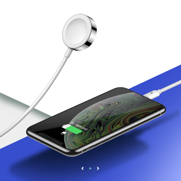 S-IW002S Iwatch Magnetic wireless charger+lightning cable, 2in1