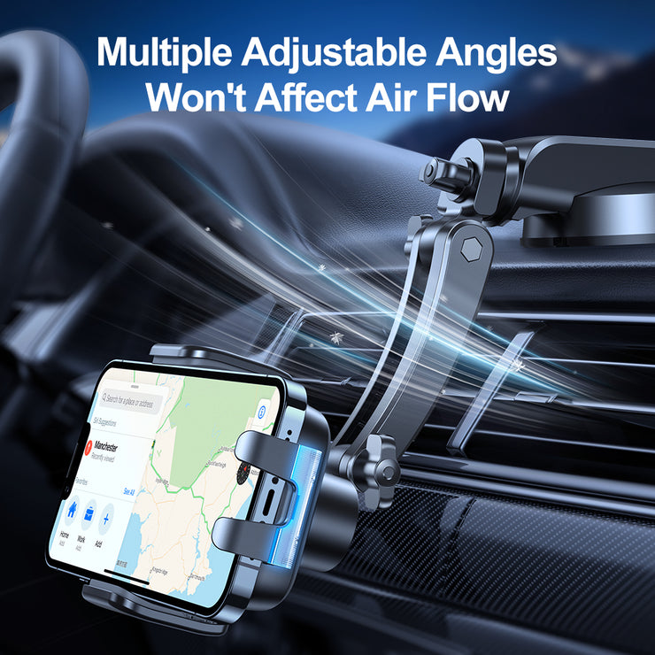 JR-ZS298 Auto Match Wireless Car Charger Holder air vent & dashboard