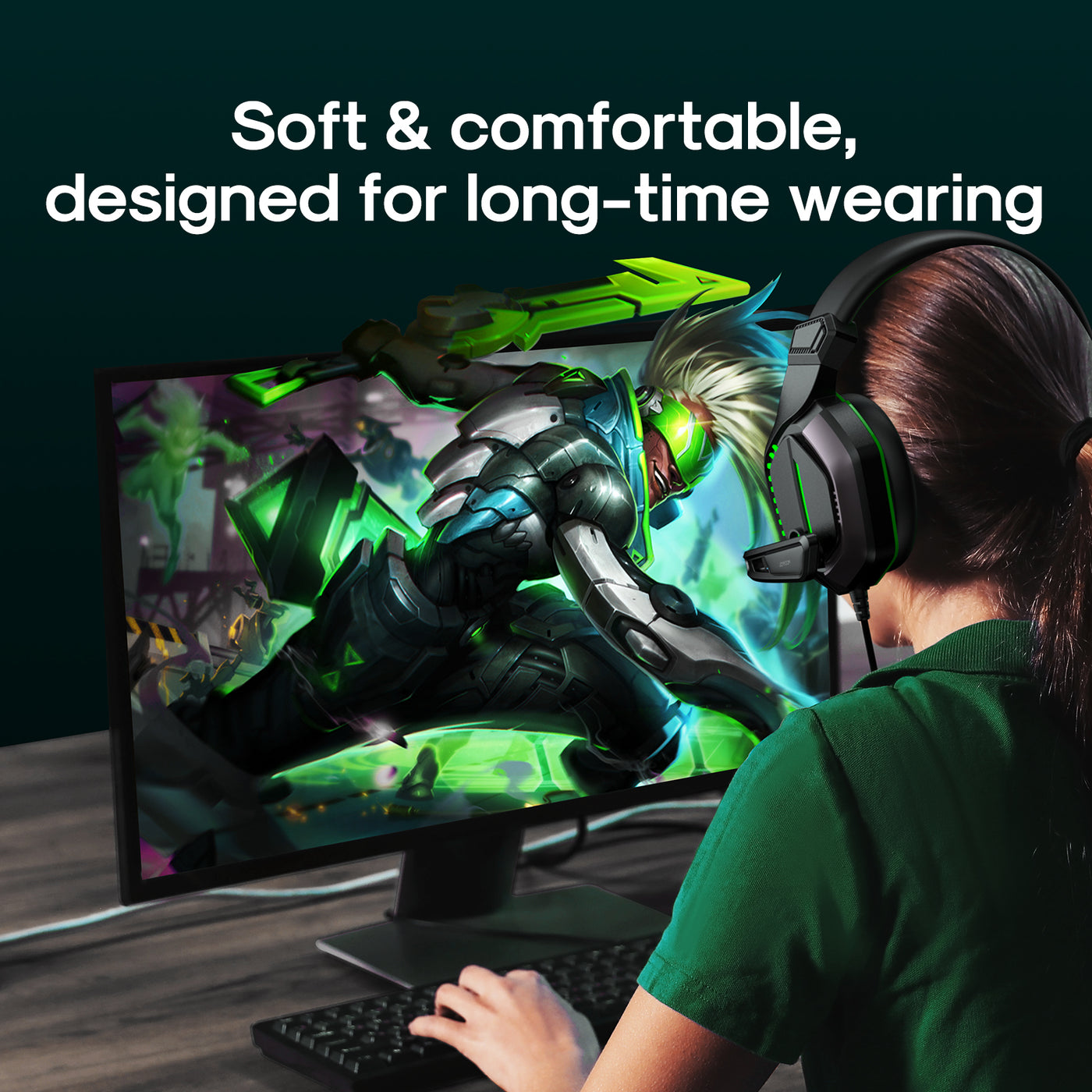 JR-HG1 Wired gaming headset