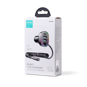 JR-CL19/JR-CL20 4-in-1 60W Wired Car Charger(Type-C/Lightning)