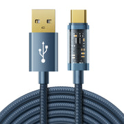 S-UC027A12/S-UC027A20 1M/2M USB-A to Type-C Cable