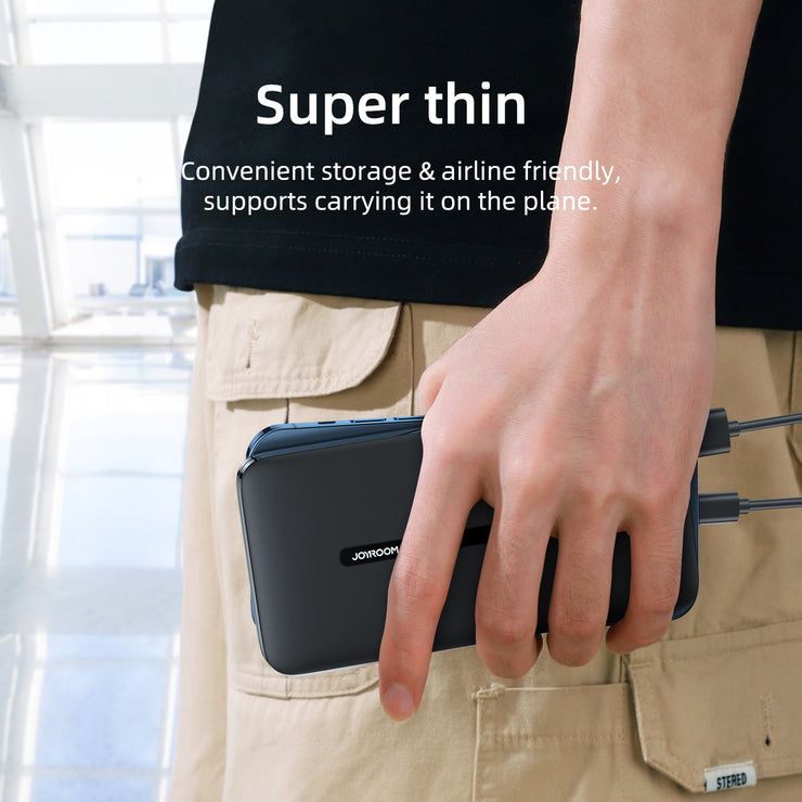 JR-T012 JIAN Series 10000mah thin power bank without cable
