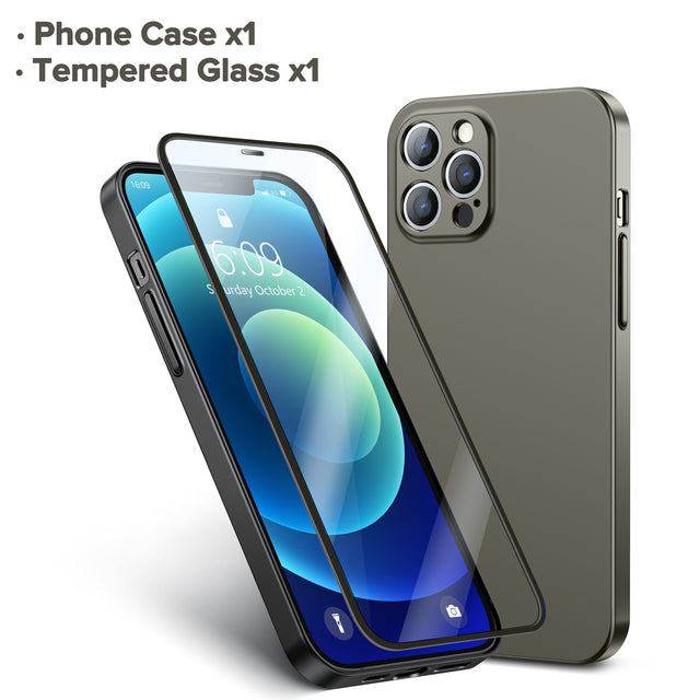 360° Full coverage protective phone case(Phone case+ Screen protector) for iPhone 13
