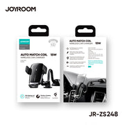 JR-ZS248 Electric Wireless Car Charger Holder air vent & dashboard & CD Version & suction cup version