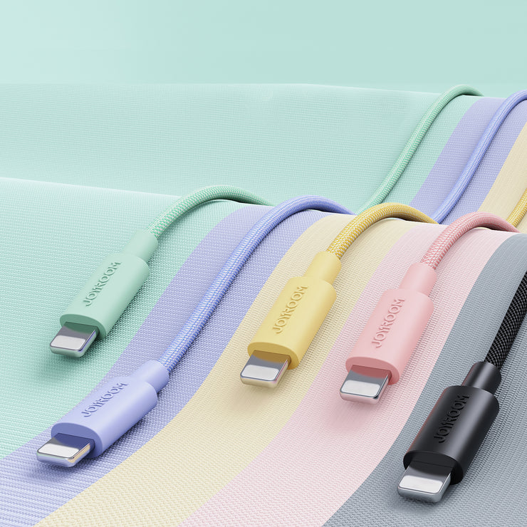S-1024M13/S-2024M13 20W colorful Type-c To Lightning cable