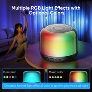 JR-ML03 Transparent Bluetooth Wireless Speaker with Light