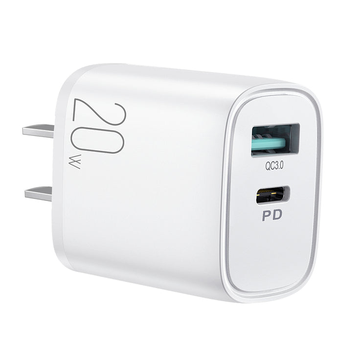 L-QP2011 PD+QC 20W Mini intelligent fast charger EU/UK/CN/US