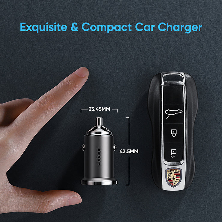 C-A35 45W Mini 2-port ring-pull fast car charger