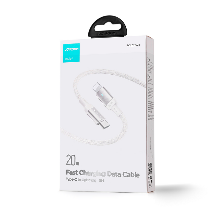 S-CL020A10 20W Nylon Type-C to Lightning cable 1M/2M/3M