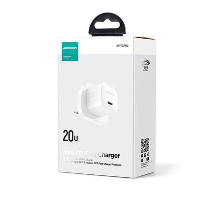 JR-TCF02 PD 20W mini Charger-EU/UK-White/Black