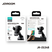 JR-ZS248 Electric Wireless Car Charger Holder air vent & dashboard & CD Version & suction cup version