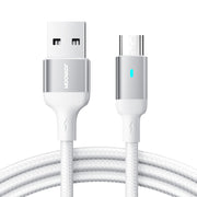 S-UM018A10 2.4A Nylon Micro cable 1M/2M
