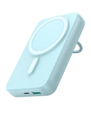 JR-W050 20W 10000mah Mini magnetic wireless power bank with ring