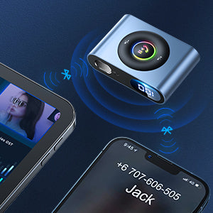 JR-CB1 Bluetooth 5.3 and Stable Connection 3 IN1 Bluetooth Car Adapter