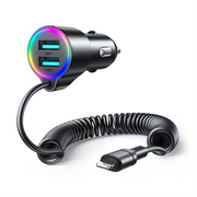 JR-CL24/JR-CL25 17W 3-in-1 Wired Car Charger(Type-C/Lightning)