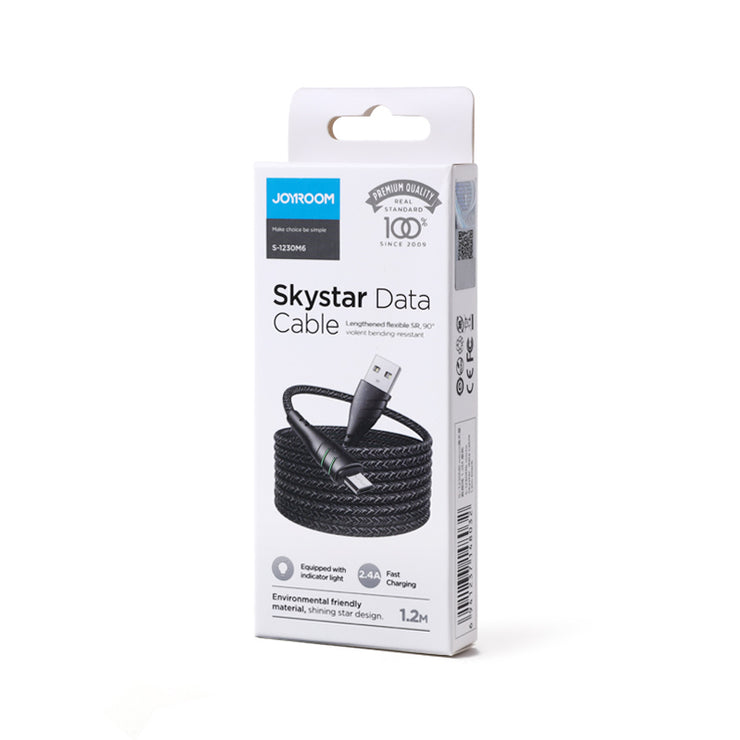 S-1230M6 Skystar data cable 1.2m Micro Type c lightning data cable