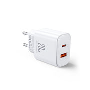 JR-TCF05 20W PD+QC Charger-EU/UK/US-White/Black