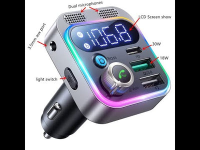 JR-CL16 48W Car Charger MP3 Bluetooth transmitter